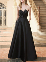 Robe de cocktail robe de soirée bustier décolleté au sol
