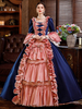 Robe De Costumes Rétro Rose Femmes Robe De Bal De Soirée Marie-Antoinette Style Médiéval