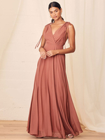 Robe de demoiselle dhonneur rose foncé sans manches dos nu en mousseline de soie une ligne étage longueur robe de soirée de mariage