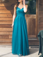 Robe de demoiselle dhonneur turquoise