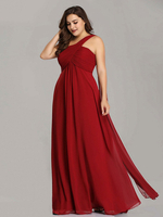 Robe de demoiselle dhonneur une ligne de plancher longueur dos nu en mousseline de soie robe de bal