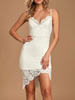 Robe de fiançée robe de mariage col V à bretelle en dentelle