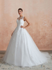 Robe De Mariée 2021 Robe De Mariée Avec Train En Tulle De Princesse En Dentelle