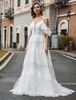 Robe de mariée bohème; robe de mariage