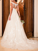 Robe de mariée dentelle; robe de mariée simple; robe de mariée trapèze