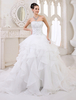 Robe de mariée Ivoire hiérarchisé bustier lacets strass robe de mariée Milanoo