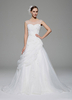 Robe de mariée Ivoire Illusion appliques hiérarchisé perlé Organza robe de mariée