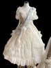 Robe de Mariée Lolita Accessoires Lolita Ecru Blanc Polyester Accessoire Divers
