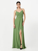 Robe de mariée pour mère de la mariée col en v sans manches ligne a robes dinvitées plissées pour mariage