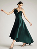 Robe de mariée pour mère de la mariée décolleté illusion sans manches coupe A plissée robes dinvitées de mariage