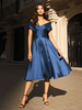 Robe de mariée pour mère de mariée col en v sans manches plissée ligne a robes dinvitées pour mariage