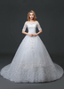 Robe de mariée princesse blanche en dentelle hors l