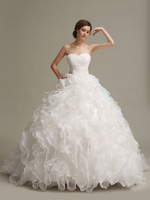 Robe de mariée princesse bustier en tulle avec strass à traîne Robe de mariage