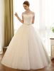 Robe de mariée princesse dentelle ivoire robe de mariée strass dos nu avec ceinture