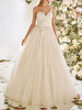 Robe de mariée princesse robe de soirée de mariage bustier à une épaule boutonné sur dos à traîne