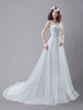 Robe de mariée Robe de Reine Anne Robe de mariage en dentelle à ceinture brodée