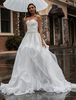 Robe de mariée sans bretelles multi-couches arrière chérie robe de mariée robe de mariée