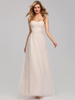 Robe de mariée simple 2021 avec bretelles encolure en coeur A-line longueur au sol Robe de mariage