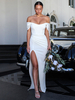 Robe de mariée simple bustier hors de l