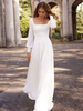 Robe de mariée simple; robe de mariage