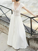 Robe de mariée simple; robe de mariée à la plage; mariage plage