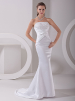 Robe de mariée sirène avec perles