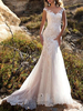 Robe de mariée sirène; robe de mariage dentelle
