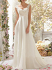 Robe de mariée trapèze; robe de mariée simple