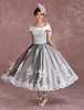 Robe de mariée vintage Milanoo noir en detenlle hors de l\