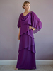 Robe de mère à col bijou demi-manches ligne a perles longueur au sol robes dinvitées pour mariage