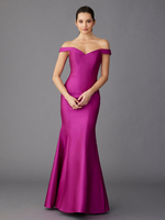 Robe de mère à col en cœur sans manches ligne a longueur au sol robes dinvitées pour mariage