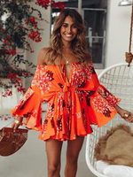 robe de patineuse;robe été;robe sexy;robe florale;robe femme;robe fleurie;robe grande taille