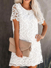 robe de patineuse;robe été;robe sexy;robe florale;robe femme;robe fleurie;robe grande taille;robe blanche