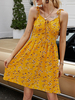 Robe de plage dété Robe de plage imprimée à fleurs Ditsy