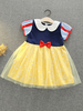 Robe de princesse à manches courtes pour enfants Cosplay Disney Princess Series Anna Blanche-Neige robe de soirée haut de gamme Déguisements Halloween