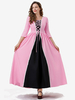 Robe de princesse rose robe de soirée de palais robe longue de magicien