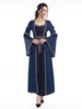 Robe de princesse victorienne rétro à manches longues robes de la Renaissance médiévale Déguisements Halloween