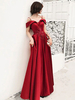 Robe De Soirée 2021 Charmante Une Ligne Bretelles Cou Etage Longueur Perlée Dentelle Fleurs Robe De Soirée Formelle