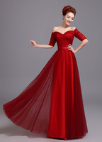 Robe de soirée 2021 Robe de soirée en tulle sur l