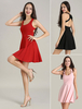Robe De Soirée Courte 2021 Robe Évasée Col U Dos Nu Robe De Soiré Fête