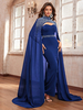 Robe de soirée en mousseline de soie longueur cheville robe de bal décolleté conçu perles robes de fête sociales