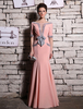 Robe de soirée élégante avec mancheron
