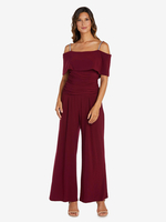 Robe de soirée pour mère de la mariée épaules dénudées combinaison sans manches robes dinvitées plissées pour mariage