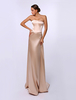 Robe de soirée robe cérémonie femme bustier au sol