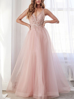 Robe de soirée Robe cérémonie femme col V à bretelle au sol
