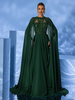 Robe de soirée robe de bal col en bijoux avec traîne sans manches fermeture éclair en mousseline de soie perlée robes de soirée formelles