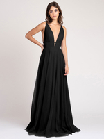 Robe de soirée rose en tulle col V plongeant longueur au sol fermeture éclair plissée Robe de mariage