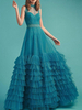 Robe de soirée une ligne col haut longueur au sol sans manches fermeture éclair dentelle dentelle robes de dîner formelles