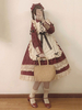 Robe de soirée une pièce Lolita en coton avec lolita et dentelle Déguisements Halloween
