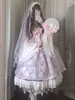 Robe de style chinois Lolita OP Prunus Cistena Lolita Robes dune seule pièce